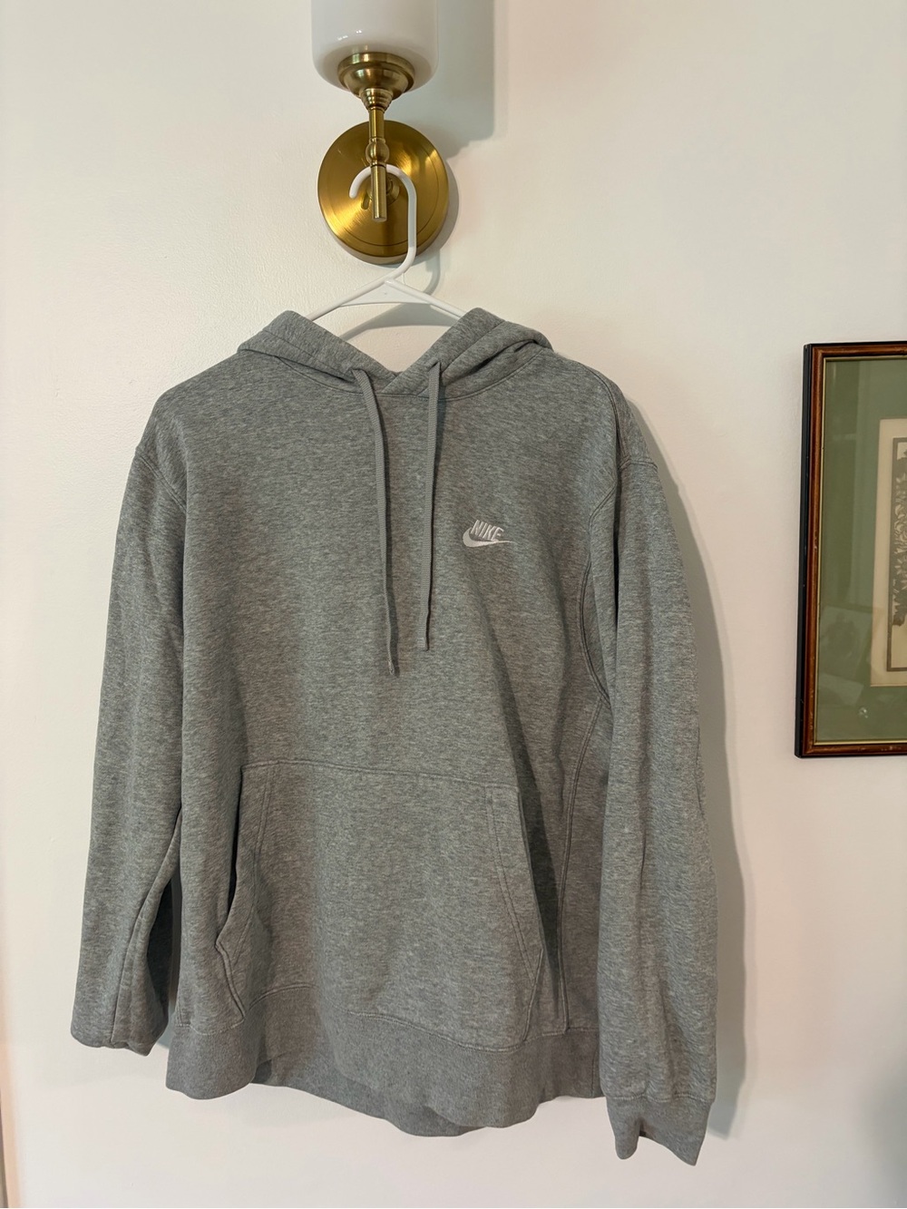 Nike Men’s Gray Pullover Hoodie